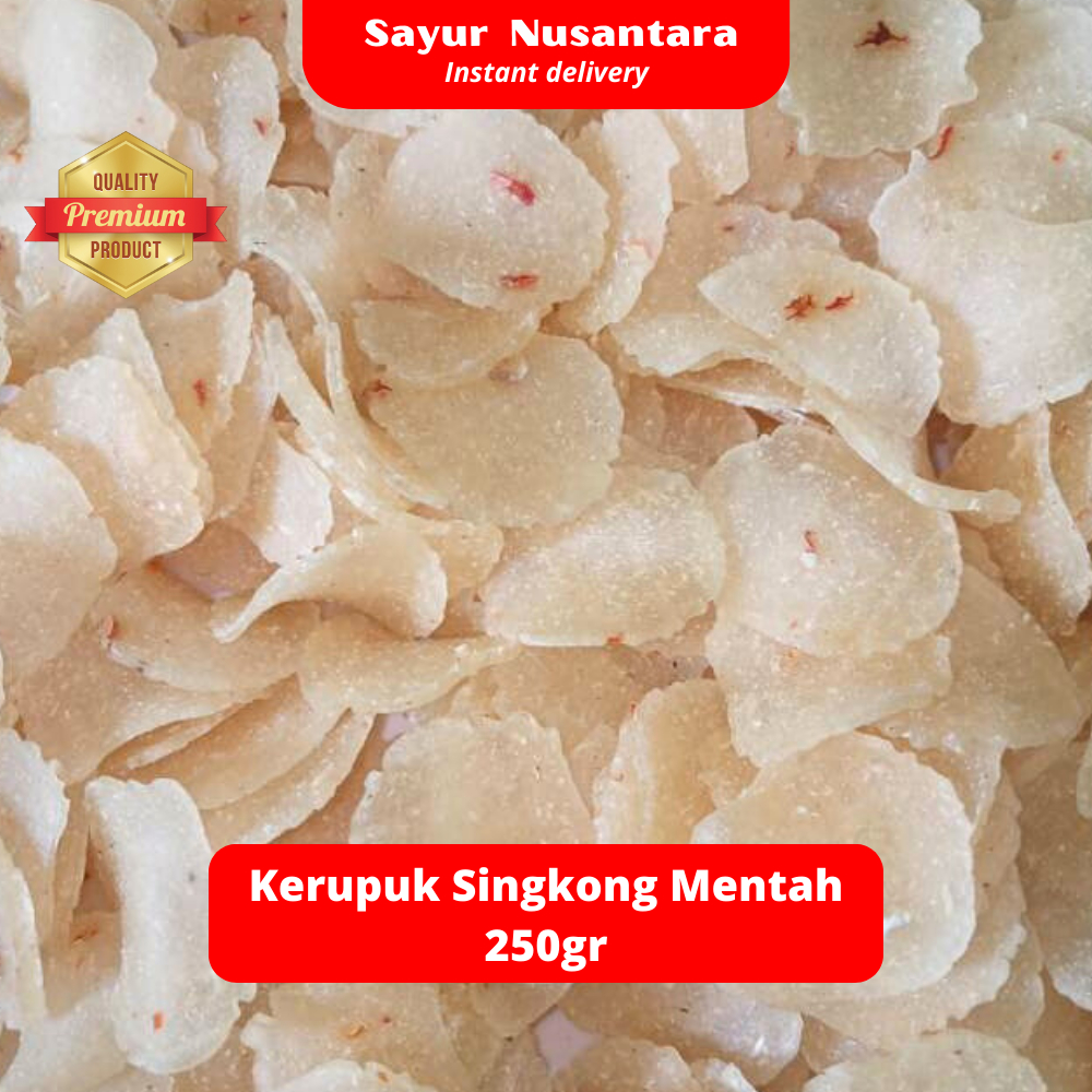 

Kerupuk Singkong Mentah 250gr - Sayur Nusantara