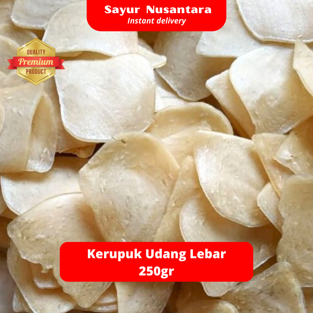 

Kerupuk Udang Lebar Renyah dan Gurih Premium 250gr - Sayur Nusantara