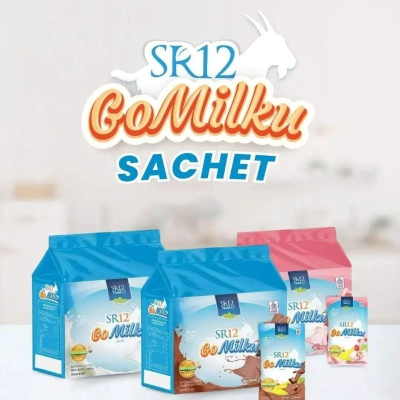 

Go Milku SR12 Kemasan Sachet Susu Kambing Etawa