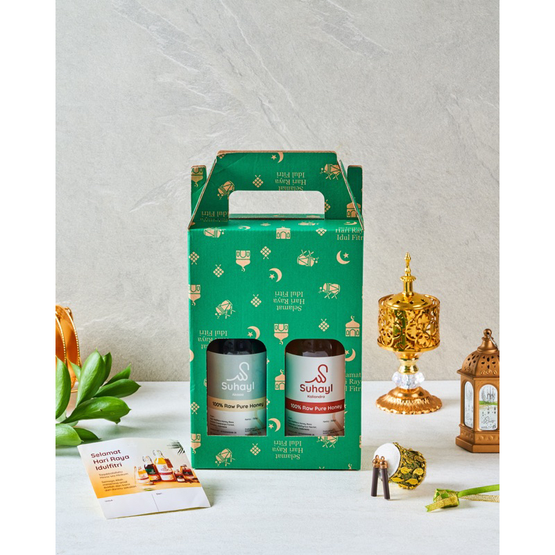 

Hampers Raya Madu suhayl 700gr isi 2