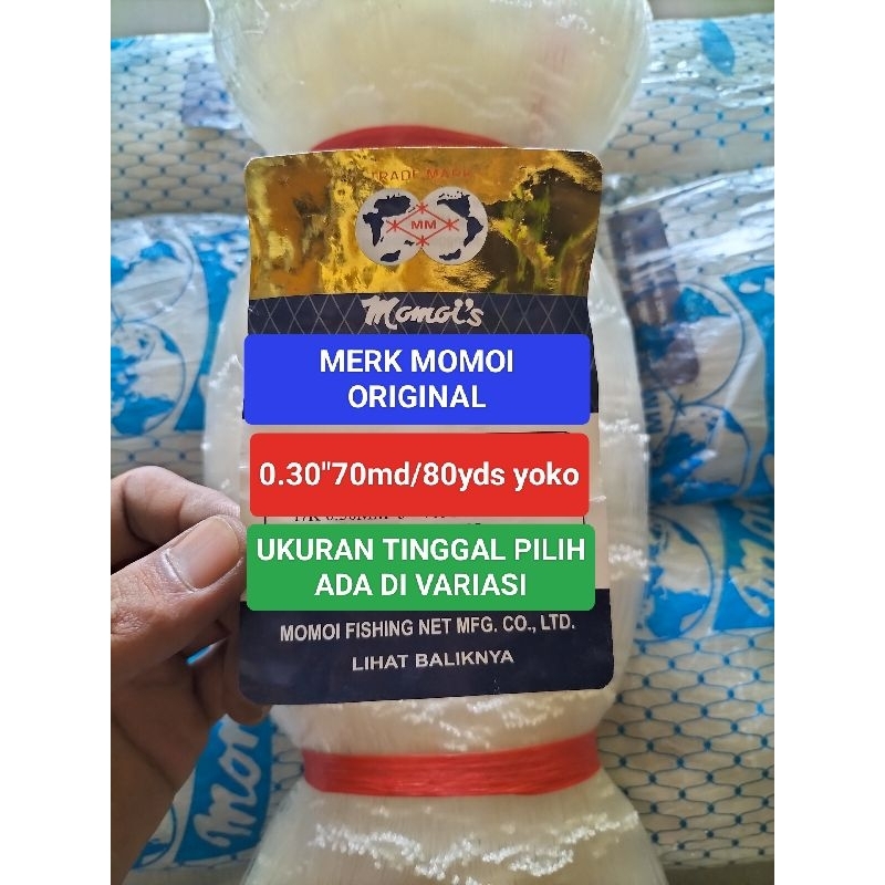 Jaring Ikan momoi 0.30 UKURAN TINGGAL PILIH pukat momoi jaring momoi jaring ikan senar jaring ikan m