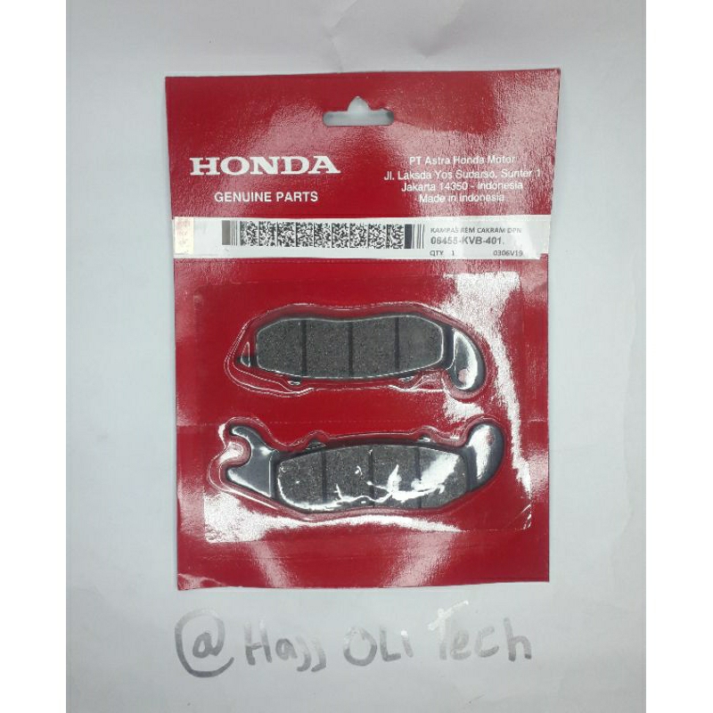 KAMPAS REM DISPAD ORI (A) DEPAN VARIO 110 OLD KARBU KVB-401