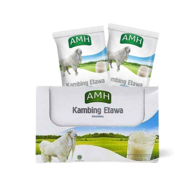 

Susu Kambing Etawa AMH Rasa Original Kemasan Box Isi 10 Sachet