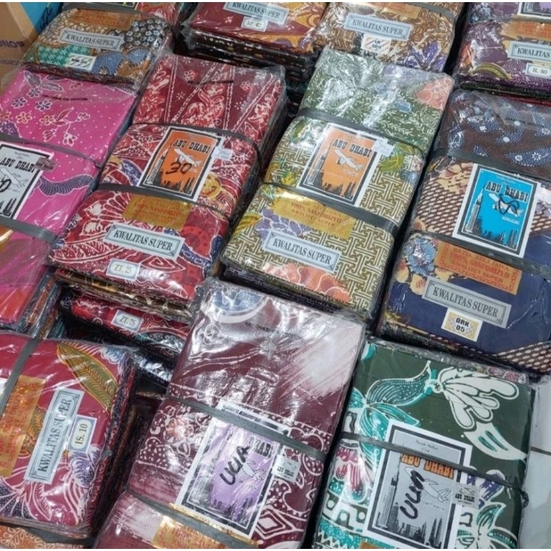 [BARU] GROSIR 5 PCS SARUNG WANITA ABU DHABI / ABU DHABI KUNING