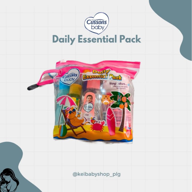 Cussons Daily Essential Pack / Gift Set Bayi / Kado Bayi Newborn / Set Sabun Mandi Bayi