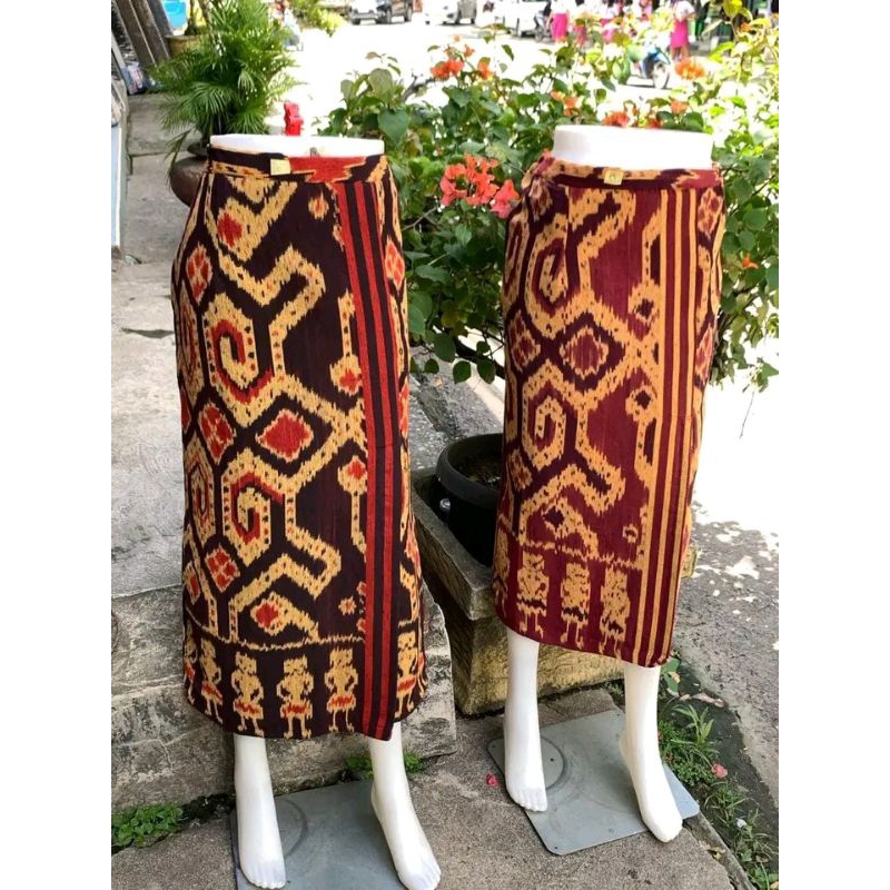 rok wanita tenun etnik blanket