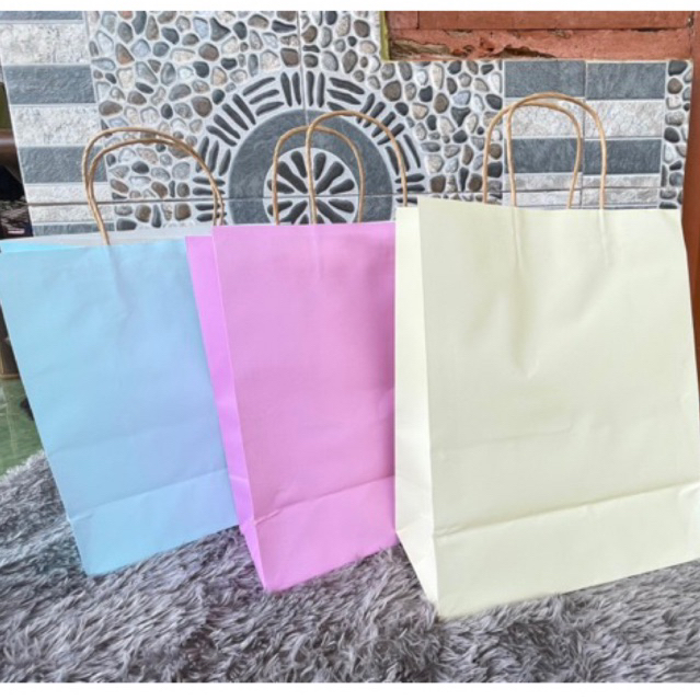 

PAPERBAG polos warna murah