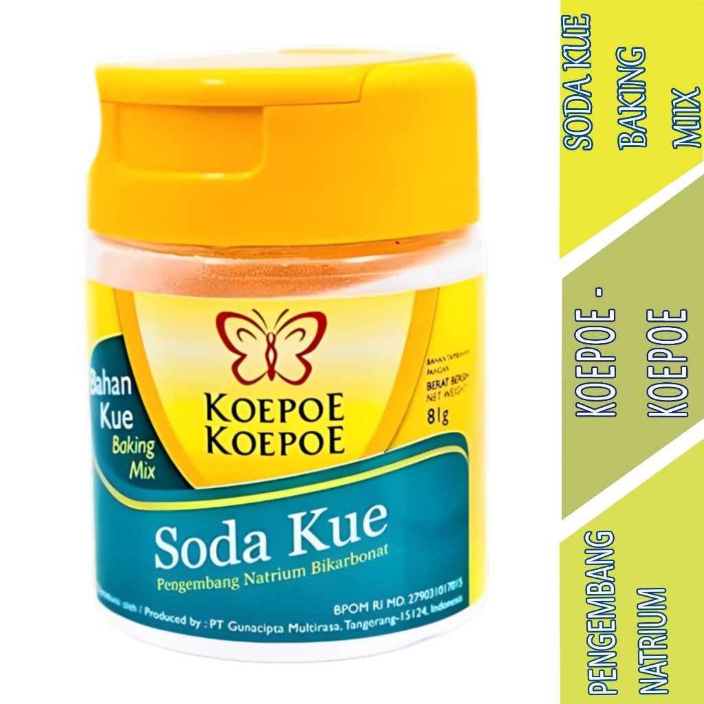 

Baking Soda - Koepoe-Koepoe - Soda kue Pengembang Natrium - 81gr