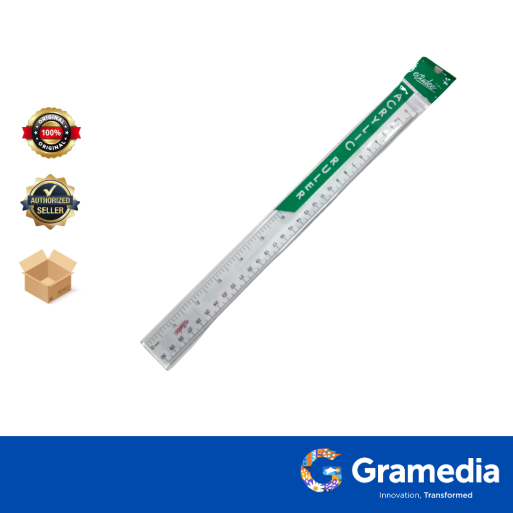 

Gramedia Surabaya- Estudee - Penggaris Akrilik Ukuran 30 cm