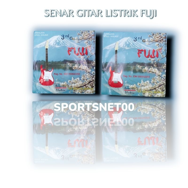 Senar Gitar Listrik Fuji Satuan / Tali Gitar Listrik Fuji No. 3 Eceran