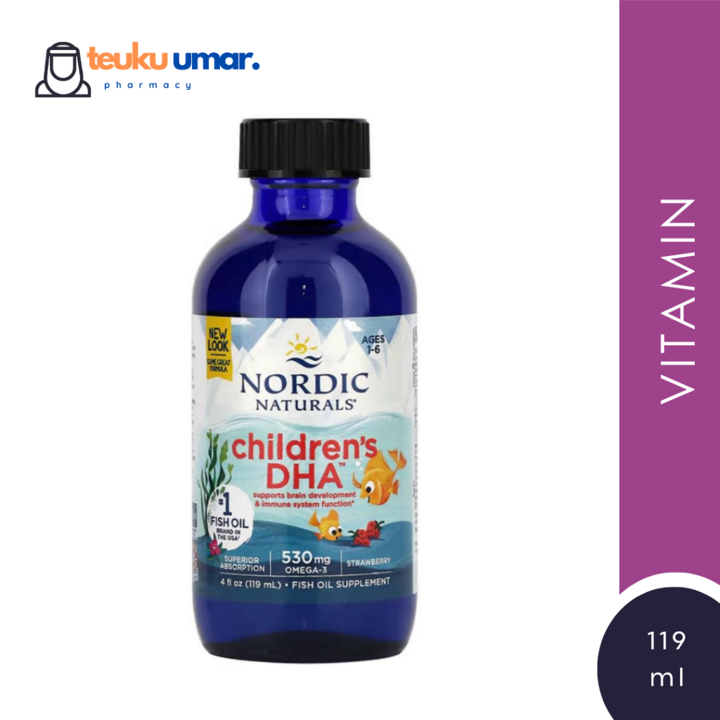 [Vitamin Anak] Nordic Naturals Children DHA 119 ml | Minyak ikan anak 1 s.d 6 tahun