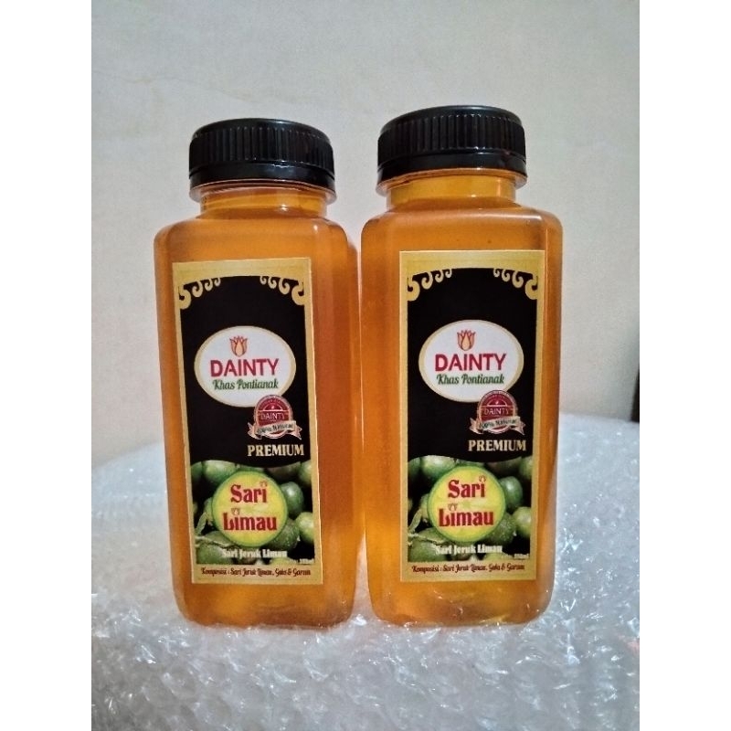 Sirup Sari Jeruk Limau Dainty Khas Pontianak / Syrup Sari Jeruk / Kit iu / Oleh Oleh Khas Pontianak 