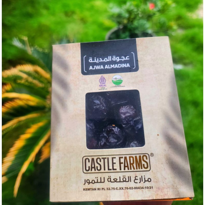 

Ajwa Al Madinah Castle Farms Organik Premium High Quality 250gr • Ajwa Al Waafi 250gr