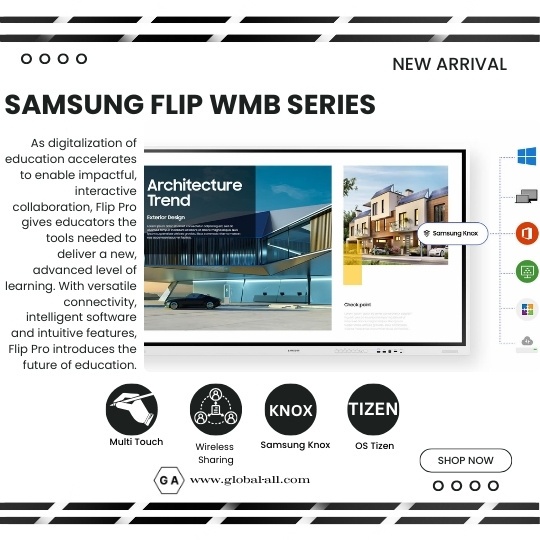 SAMSUNG FLIP PRO WM75B 75 INCH INTERAKTIF