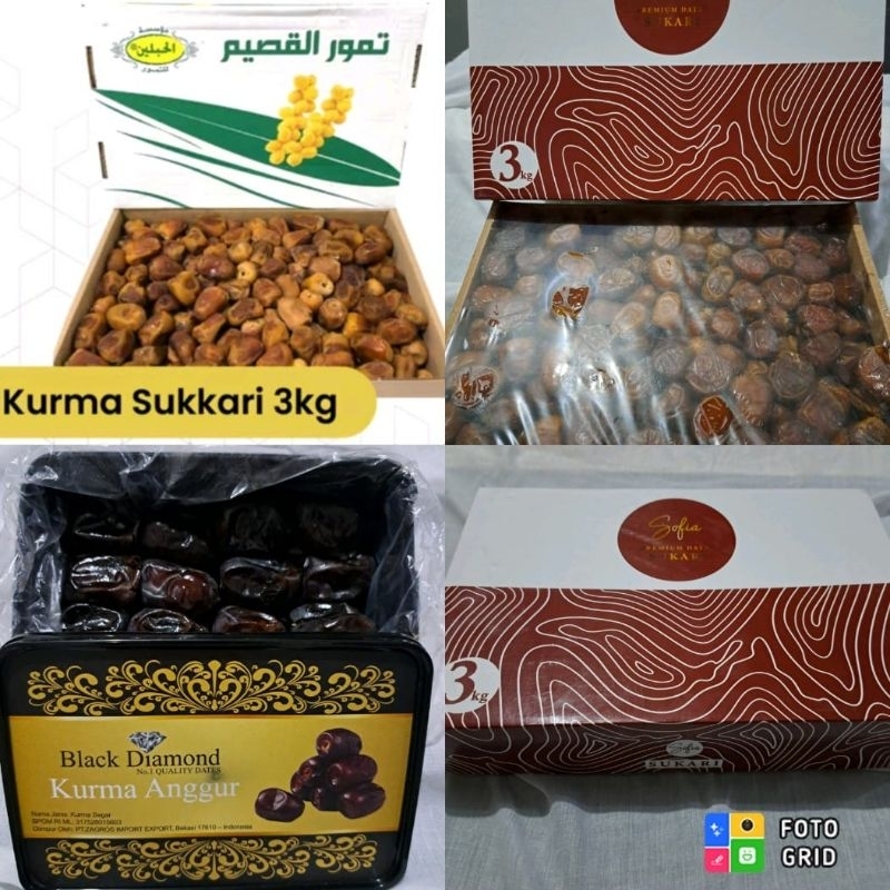 

SUKARI SOFIA / SOFARI / KURMA TUNIS / KURMA ANGGUR
