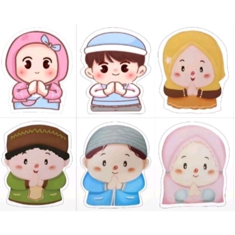 

6pcs amplop edisi lebaran anak 3d campur gambar/ angpao idul fitri 3d anak laki laki dan perempuan