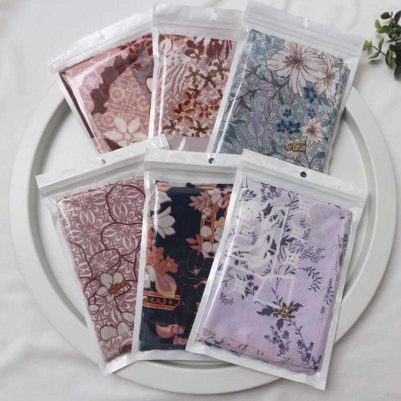 Hijab Motif Azara Pilih Warna Promo| Azara Oskara Motif Lc| Hijab Voal Motif Premium