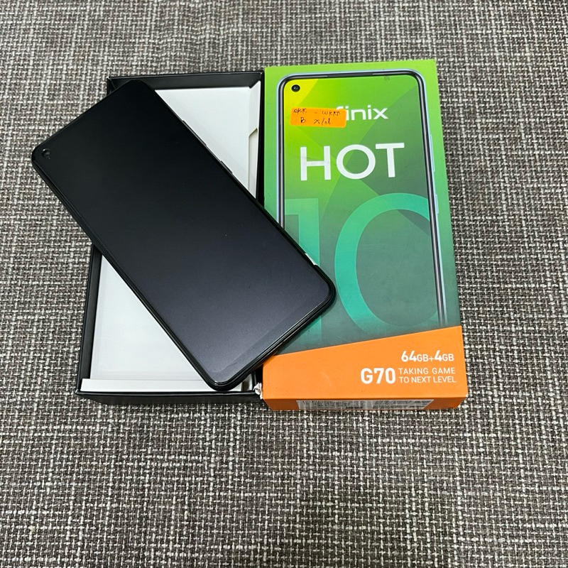 Infinix Hot 10 4/64gb Fullset Second Garansi Resmi