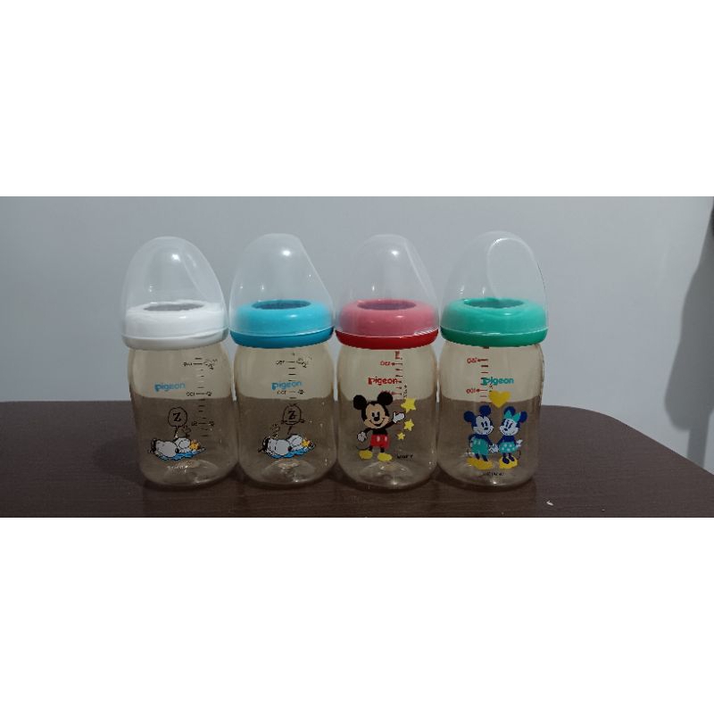 [Preloved] Pigeon Botol Susu PPSU Wide Neck 160 ml tanpa Nipple/Dot
