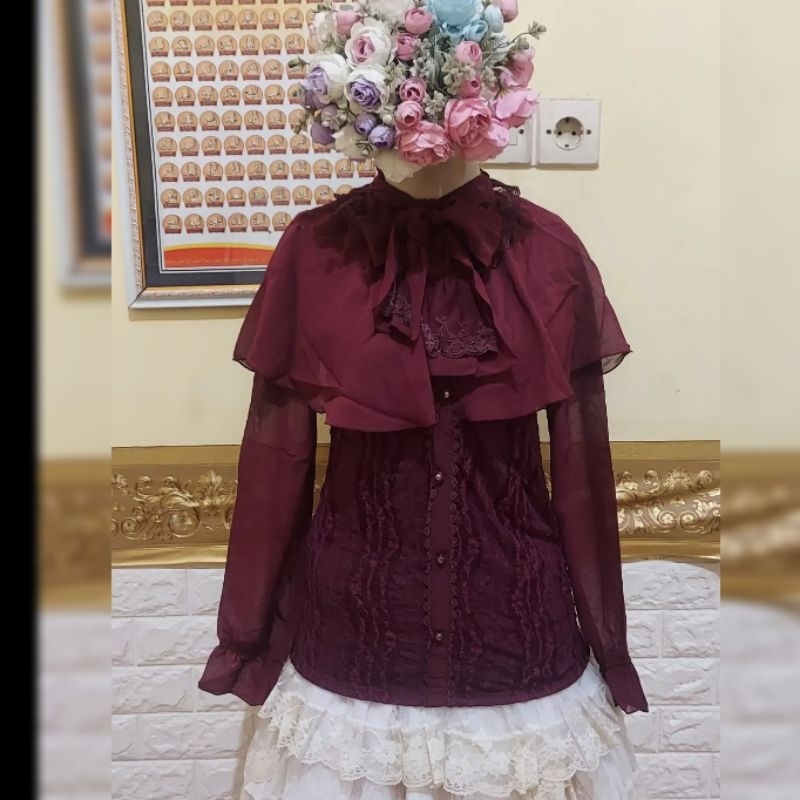 Axes Femme Red Marroon Top