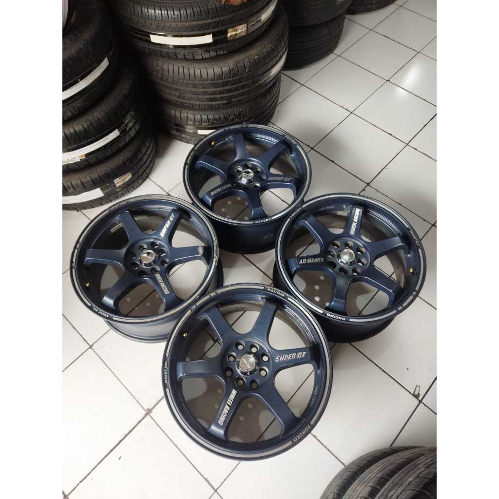 velg mobil bekas TE37 ring 17 pcd 4x100/114,3 buat avanza livina kijang