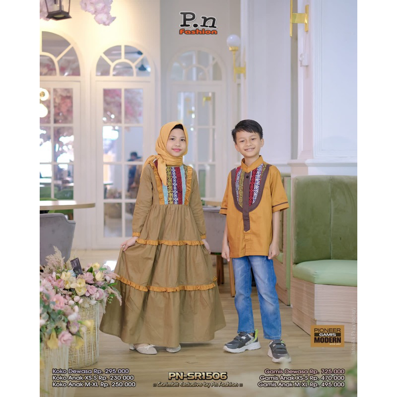 GAMIS ANAK PEREMPUAN  PN FASHION GA1506 | BAJU KOKO ANAK KA1506 | BAJU GAMIS DAN BAJU KOKO ANAK SERA