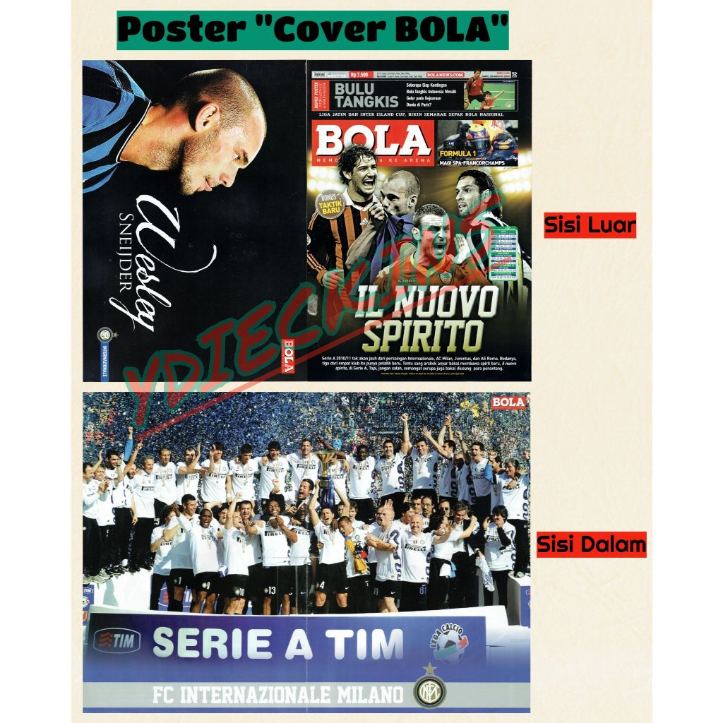 Poster Cover Tabloid BOLA Edisi 2.088 - Agustus 2010