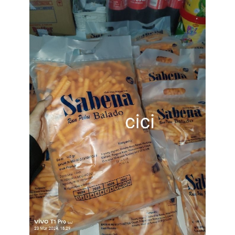 

Sabena rasa pedas balado ISI ±360 GRAM