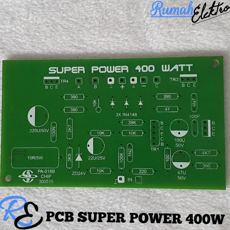 PCB POWER AMPLIFIER SUPER POWER 400 WATT TIPE PA 018B