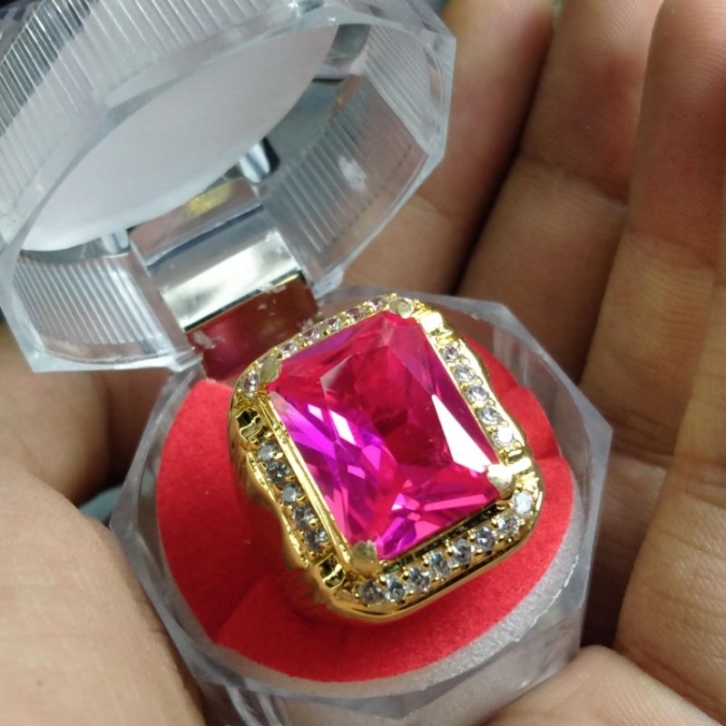 merah Siem rose Bangkok ring gold