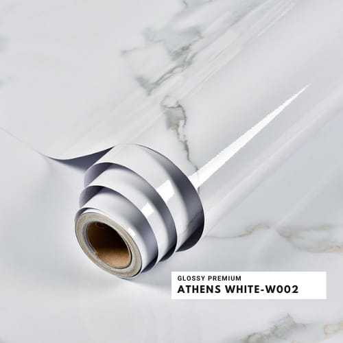 PROMO Wall Sticker Marmer Motif Athena Wallpaper Dinding Kamar Mandi Stiker Dapur Anti Minyak 60x100