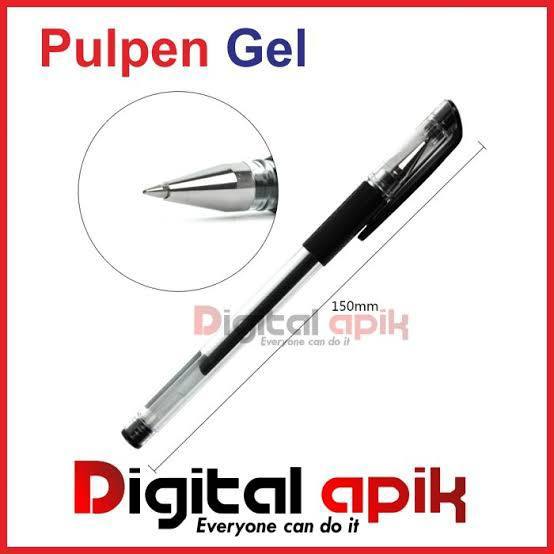 

pulpen gel digital apik original