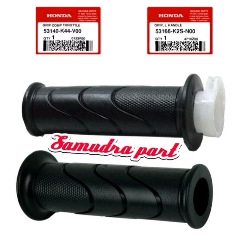 Handfat Handgrip Karet gas Beat esp Scoopy esp Vario 150 Vario 125 set kanan kiri original