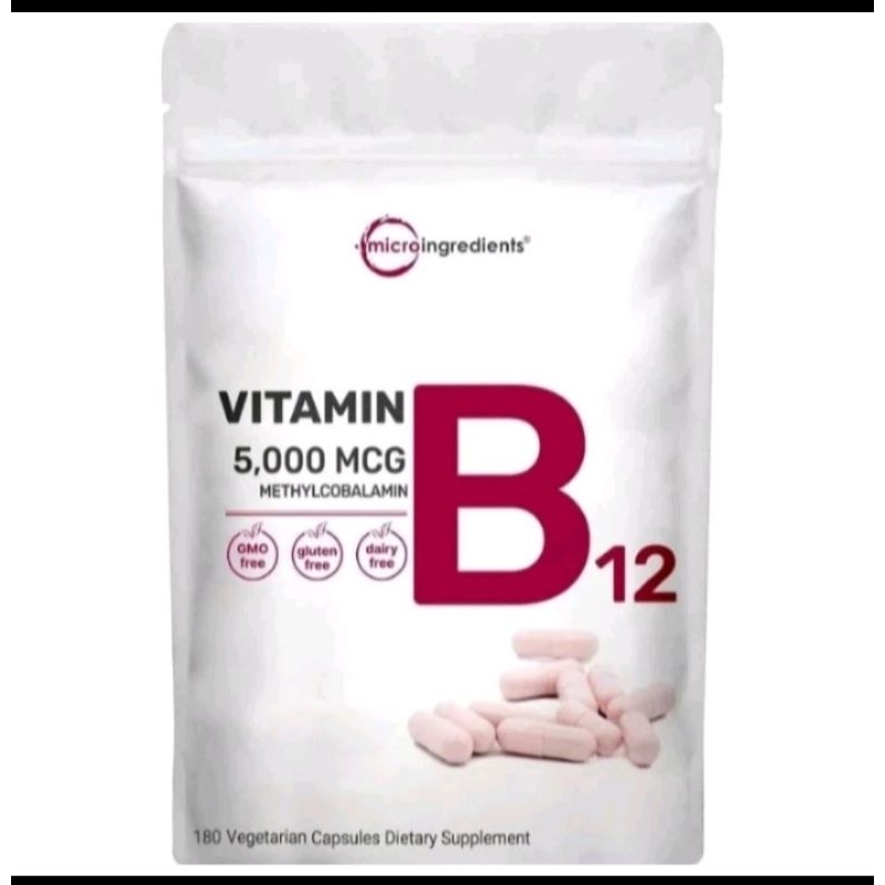 PROMO VITAMIN B12 MICROGREDIENTS 180 CAPSUL 5000MCG