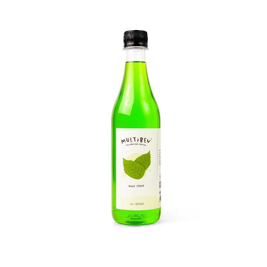 

MultiBev - Minuman Sirup Mint Bottle 500ml - Minuman Halal Kekinian ala Kafe