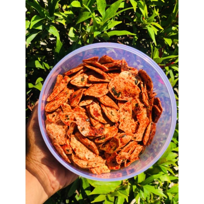 

Kripik basreng tipis basreng bulat pipih bumbu seblak berat 250gram