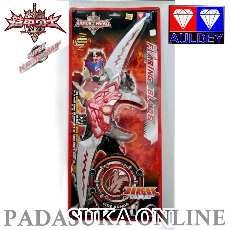 CUCI GUDANG  FLARING BLADE ARMOR HERO DRAGON MAN / MAINAN AULDEY ORIGINAL