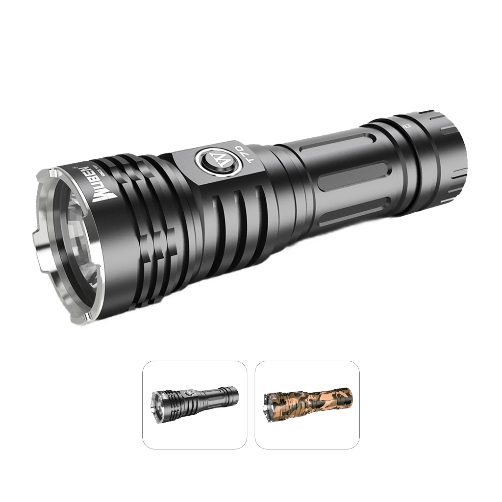 WUBEN T70 4200 lumens 250 meters XHP70.2 26650 Flashlight Senter