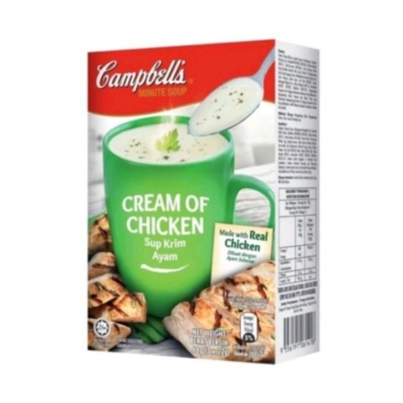 

Campbell Cream of Chicken 22gr. Sup Ayam Instant