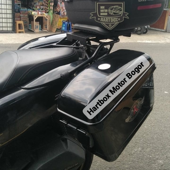 Box Samping KMI Hitam SideBox KMI Black Box Motor Samping Kanan Kiri