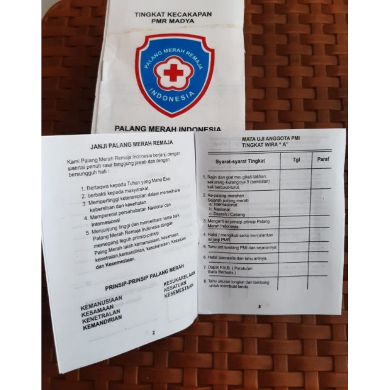 Buku Saku PMR tingkat Madya (SMP)