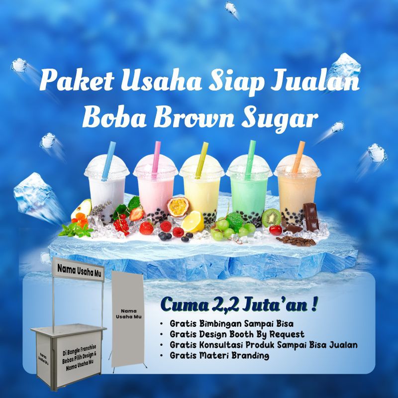 FRANCHISE MINUMAN / PAKET USAHA BOBA BROWN SUGAR MILK TEA