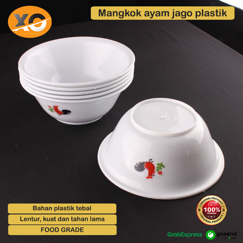 Mangkok Ayam Jago Plastik Mangkok Plastik FOOD GRADE Mangkok Bakso