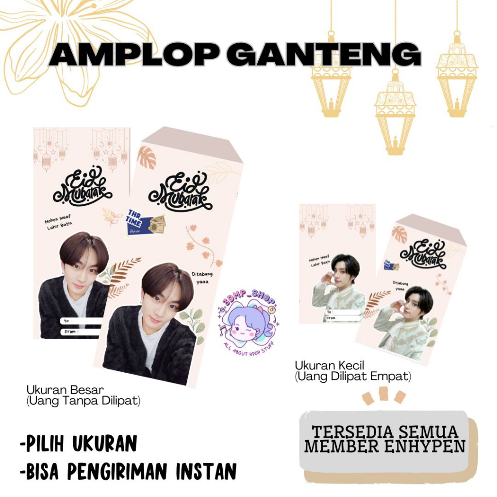 

Amplop Angpao Lebaran Idul Fitri KPop ENHYPEN