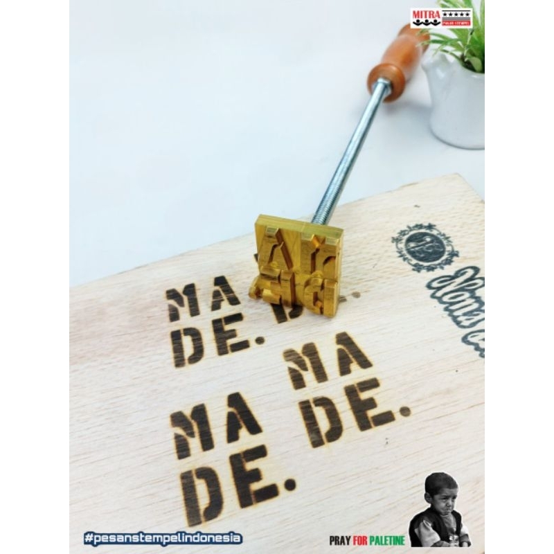 

JUAL HOTSTAMP KAYU MANUAL/STEMPEL BAKAR UNTUK BRANDING