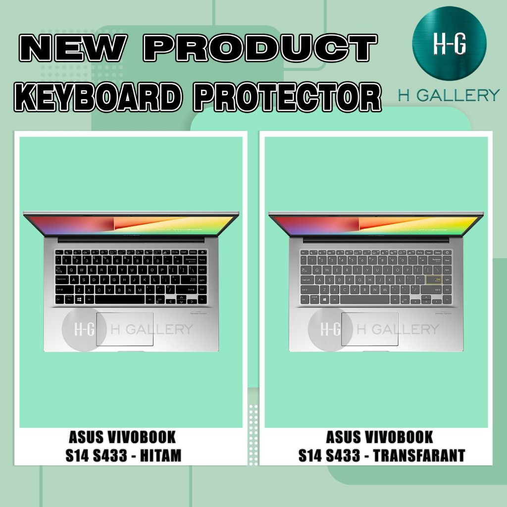 ASUS VIVOBOOK 14 INCH S14 S433 / KEYBOARD PROTECTOR - TRANSPARANT *S