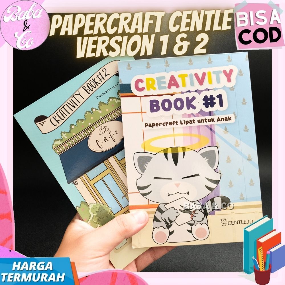 

HJK BUKU PAPERCRAFT CENTLE VERSI 1 & 2 BUKU KREATIVITAS ANAK PAPERCRAFT CENTLE V1 V2 BUKU GUNTING