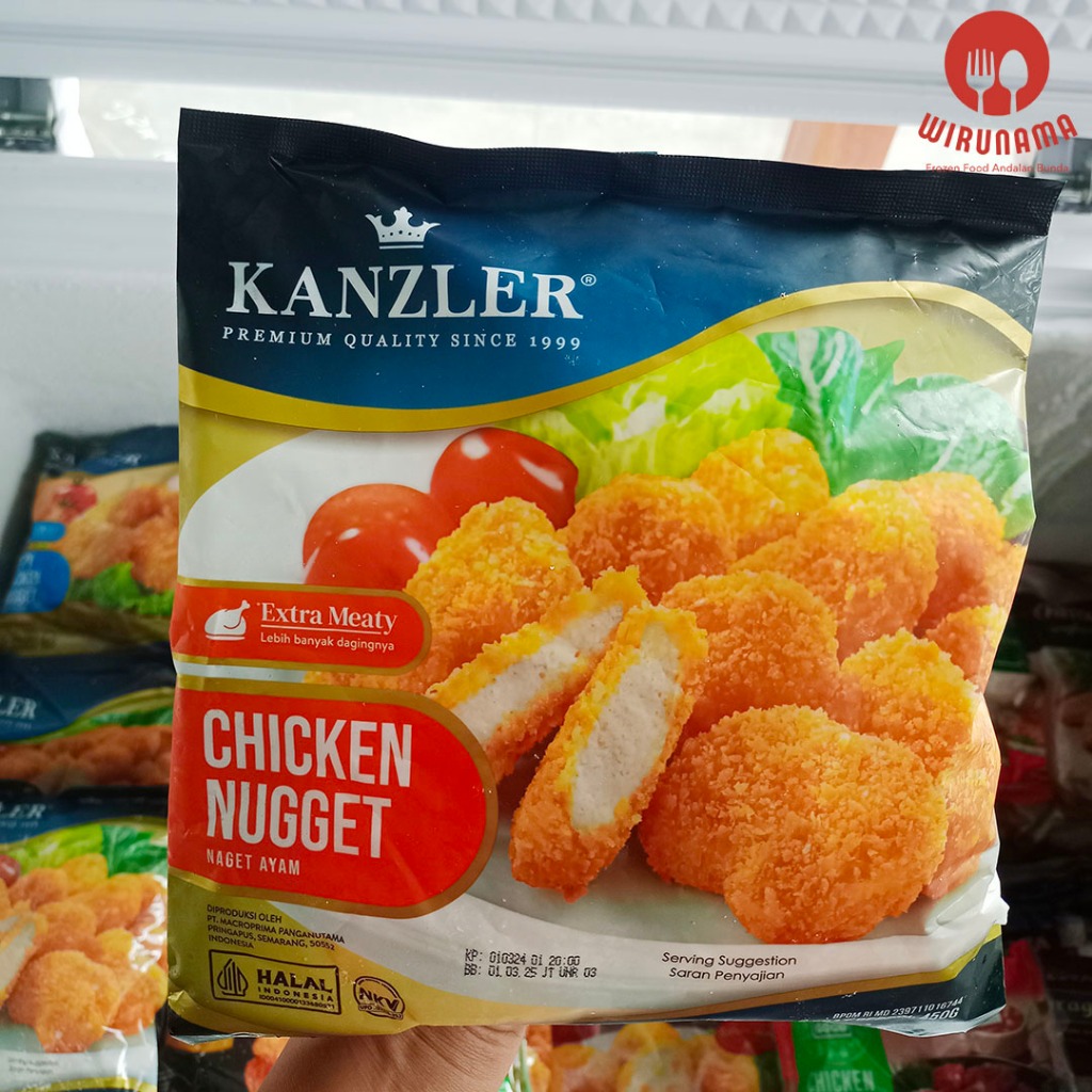 

Kanzler Original Premium Chicken Nugget 450 gr Nuget Ayam Frozen Food Yogyakarta Jogjakarta