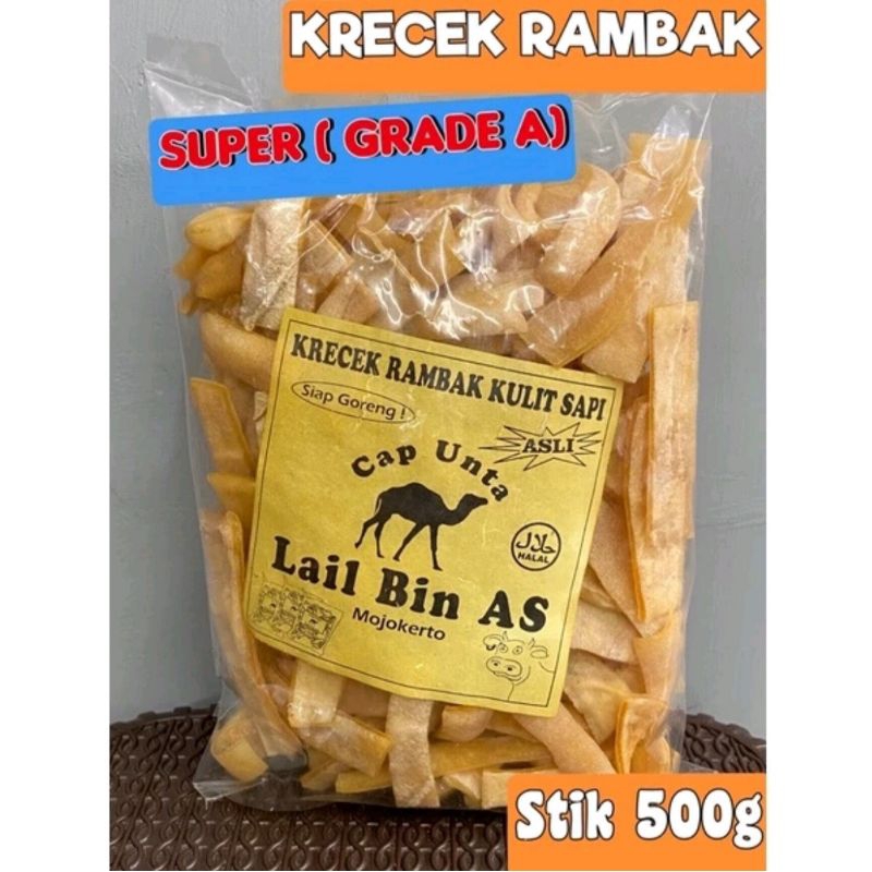 

krecek rambak kulit sapi super CAP UNTA