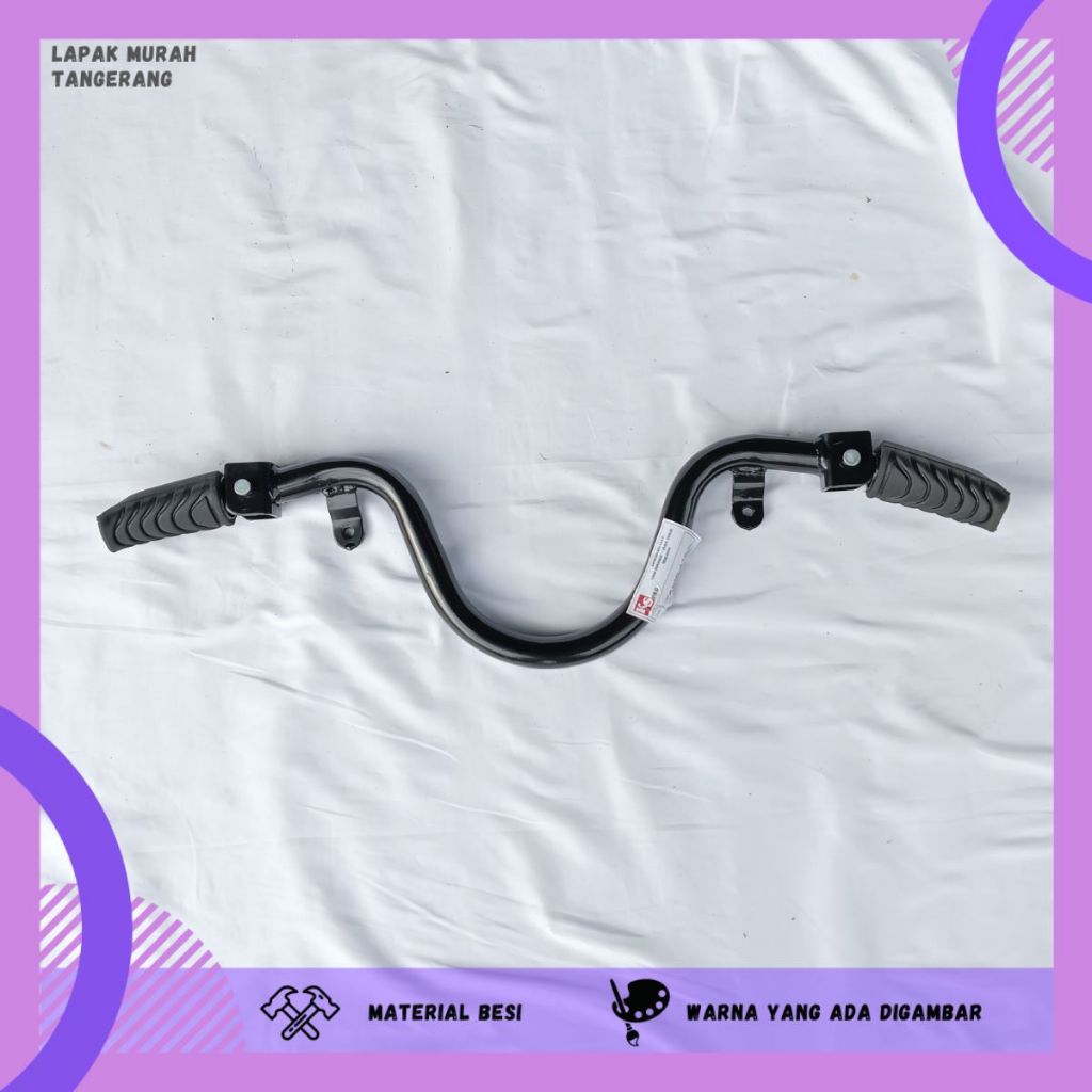 BASTEP FOOTSTEP PIJAKAN DEPAN SCOOPY LED/BEAT POP 2014-2017 PIJAKAN KAKI MOTOR